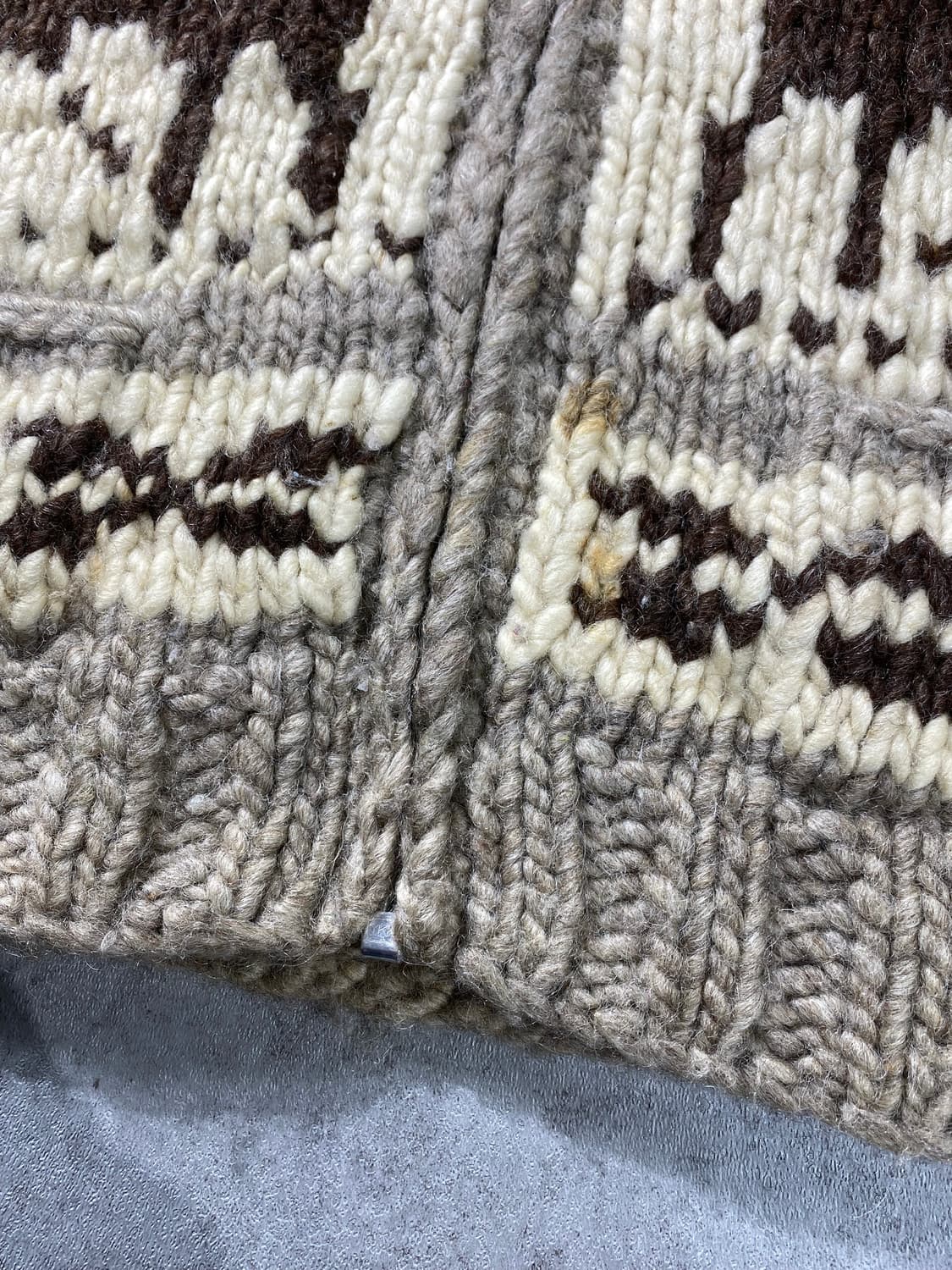 [M] KISITAU 캐나다 메이드 코위찬 니트 베스트 상품이미지5