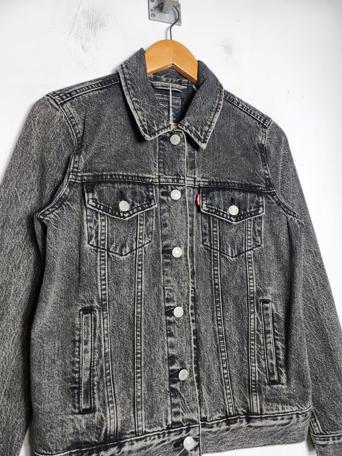 리바이스 흑청 데님 트러커 자켓 상품이미지2