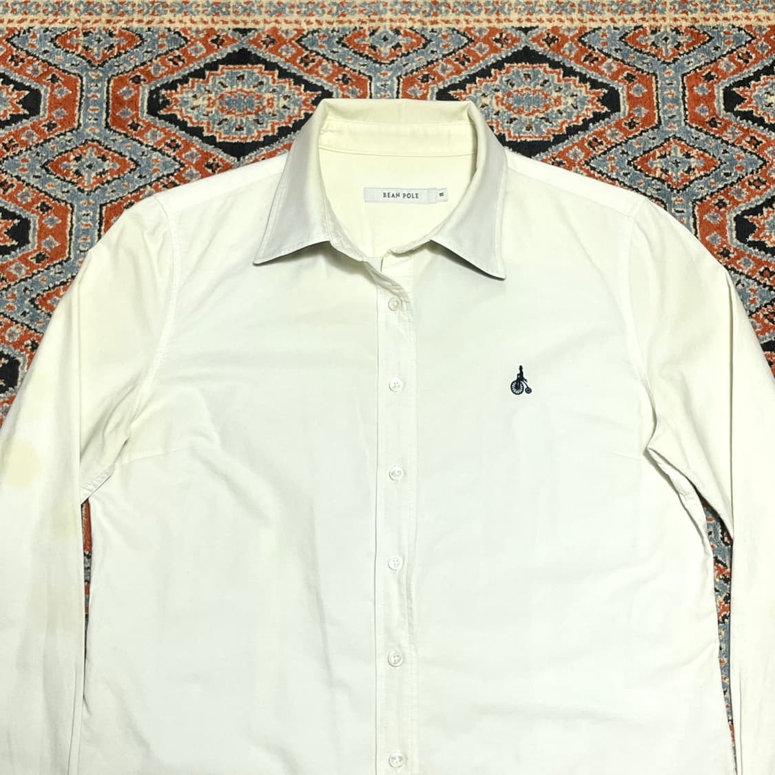 빈폴 화이트 코튼 셔츠 남방 여성95 상품이미지2