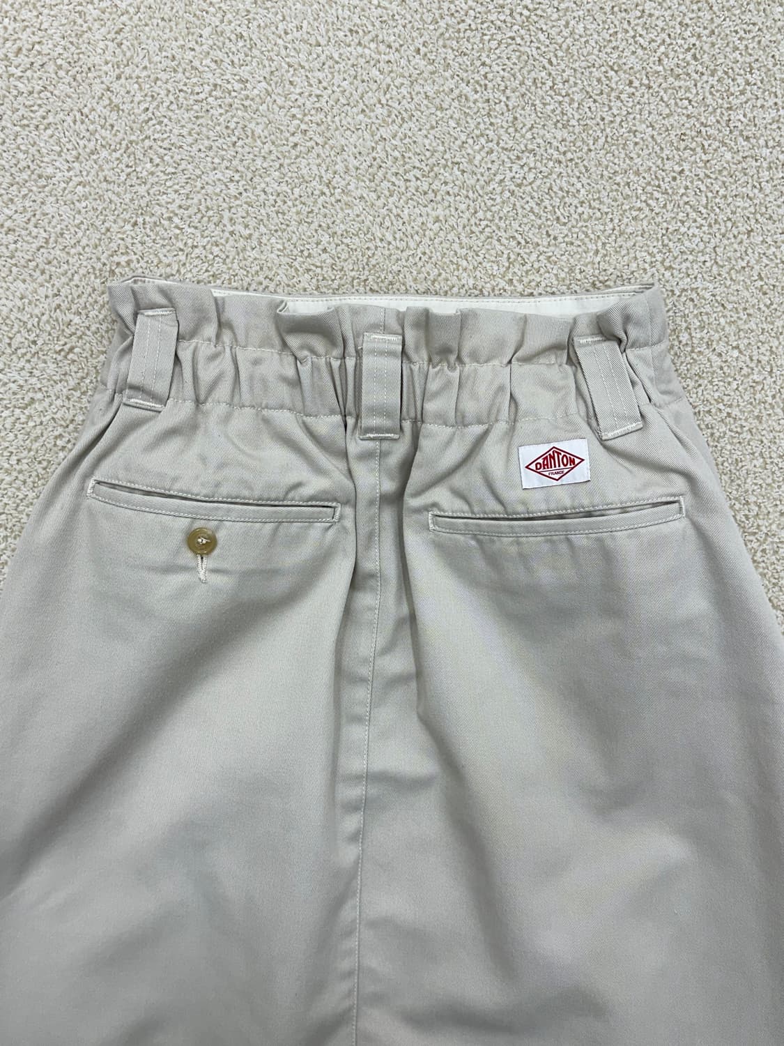 단톤 베이지컬러 랩 스커트 상품이미지6