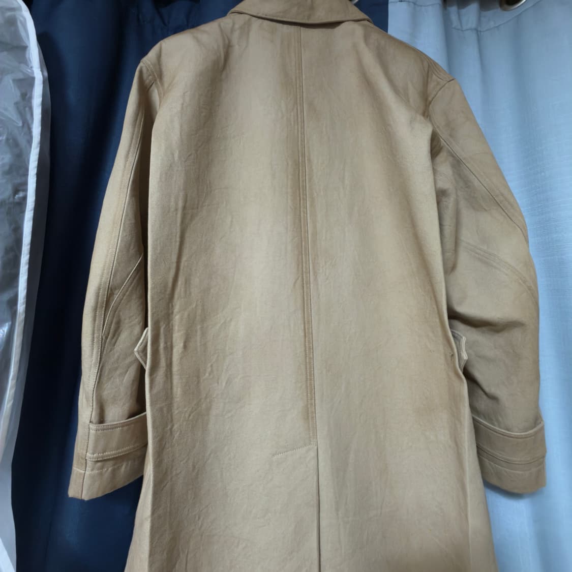 렉토 빈티지 이펙트 코튼 코트 상품이미지3