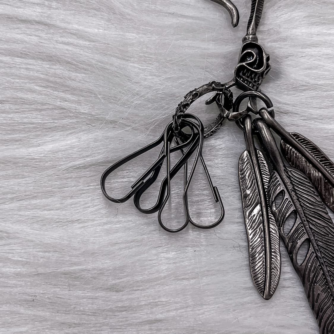 Vintage Ethnic Feather Keyring 상품이미지3