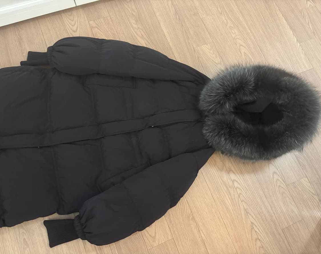 지컷 사가퍼 봉긋소매 구스다운 롱패딩 55 상품이미지2