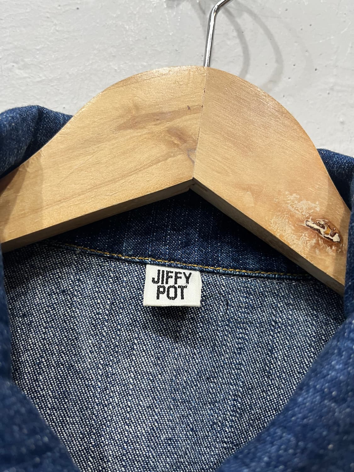 JIFFY POT JPN 자수 데님 트러커 자켓 상품이미지4