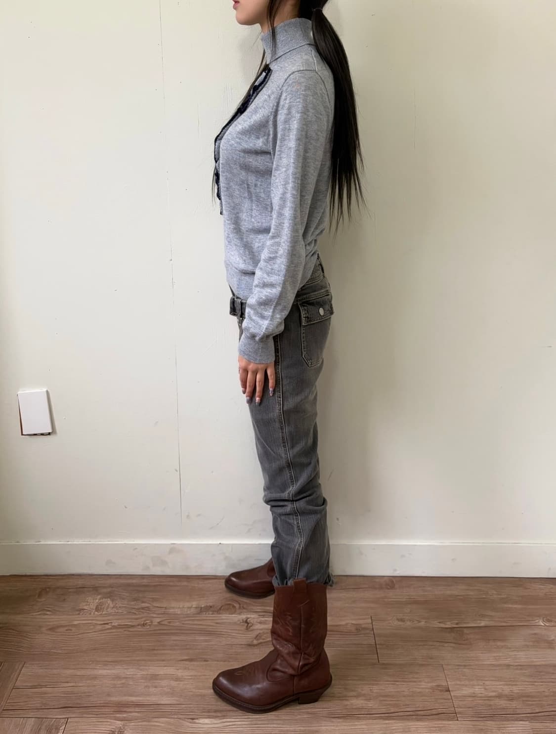 Massimo 프릴 터틀넥 상품이미지7