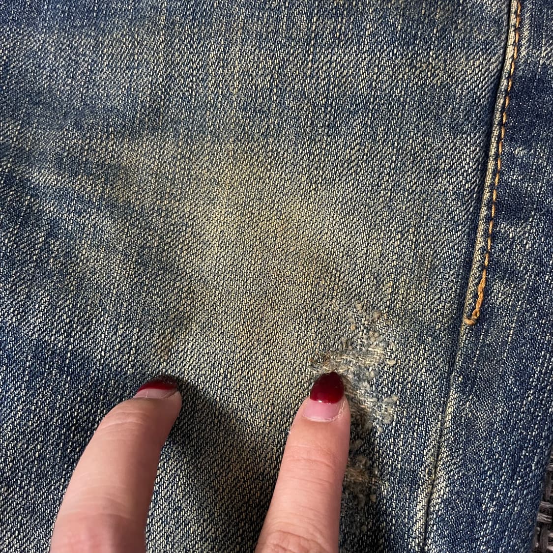 (34) 돌체앤가바나 진청 워싱 데미지 데님 팬츠 상품이미지5