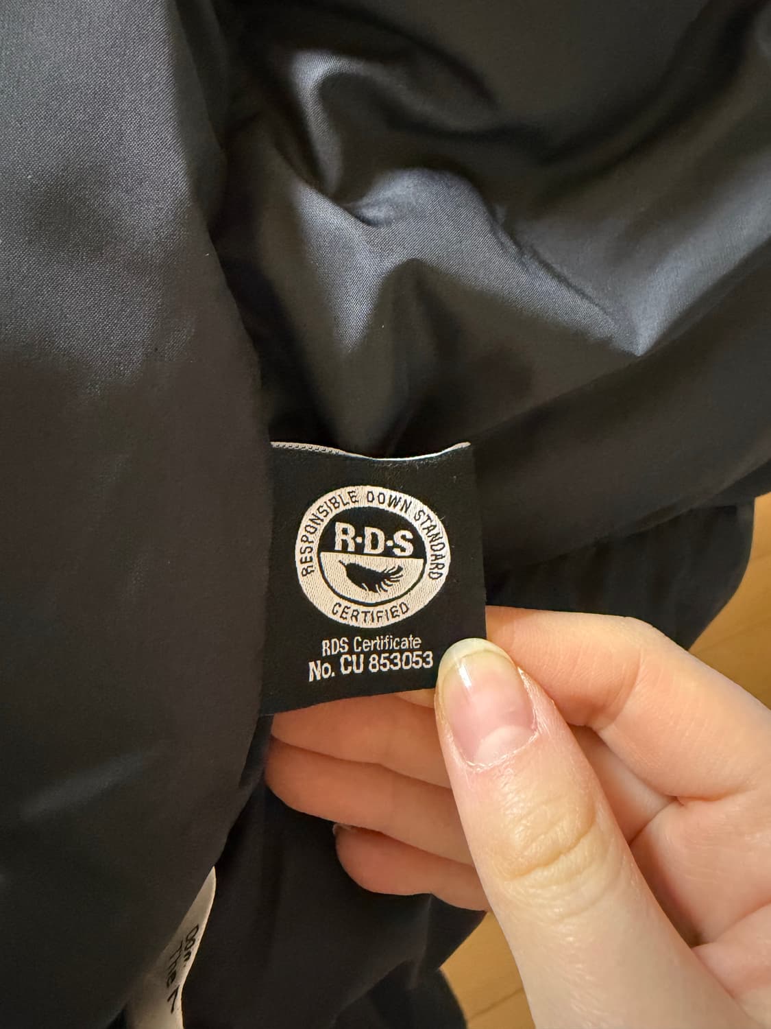 W 노스페이스 눕시 패딩 블랙 s 상품이미지3