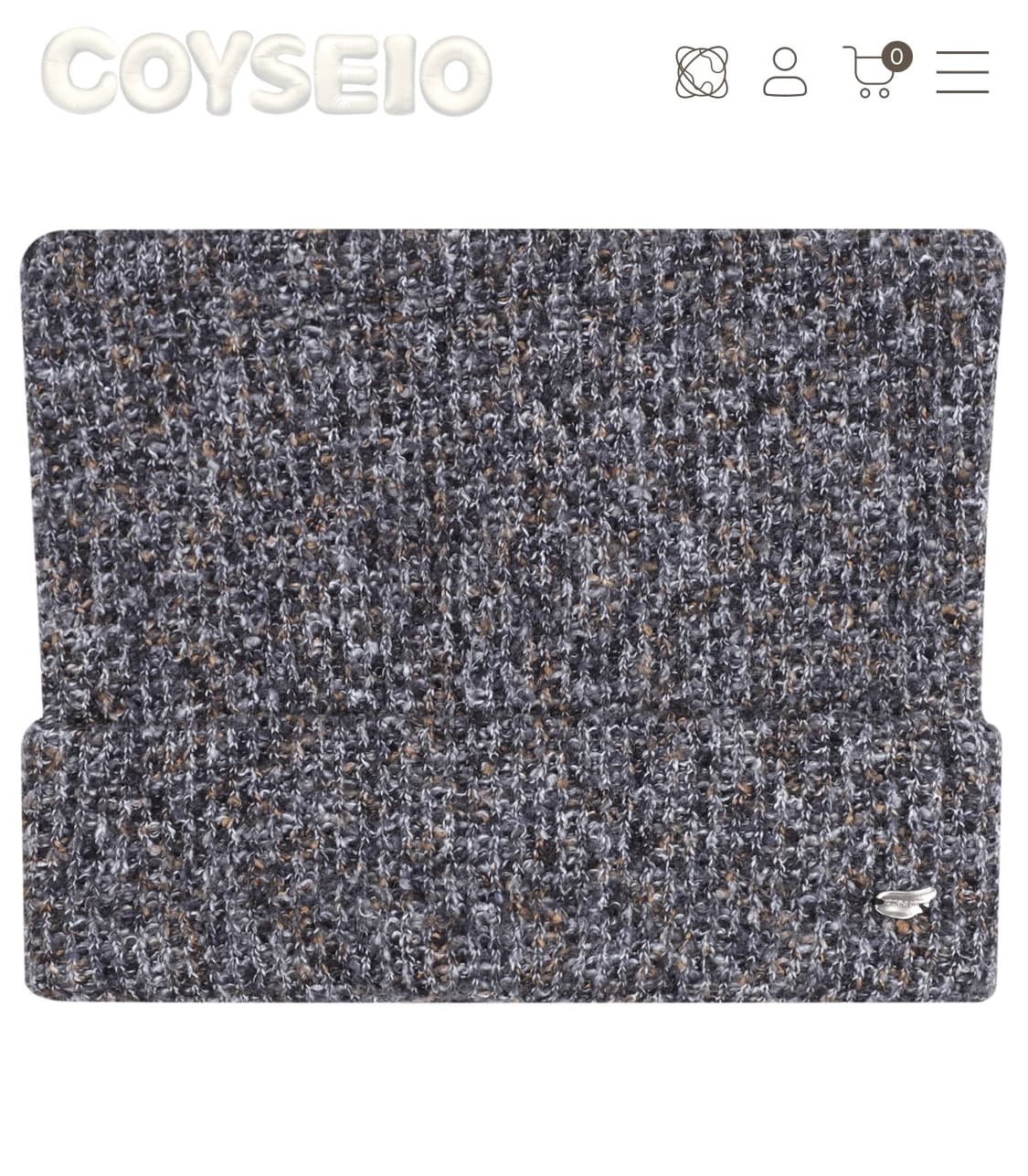 코이세이오 와이드 캣 비니 그레이 상품이미지1