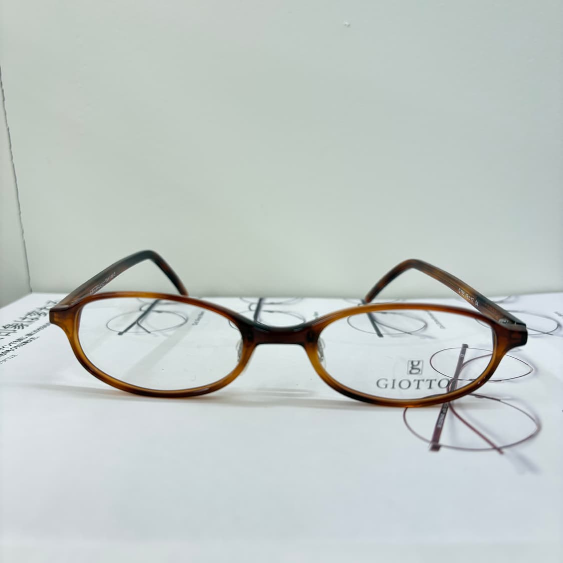GIOTTO 브라운 뿔테 빈티지안경 상품이미지2
