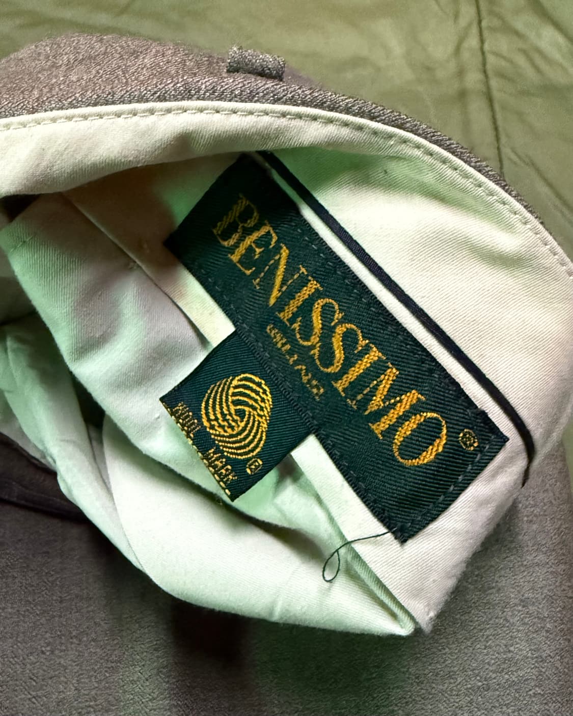 Benissimo 투턱 울 트라우저 32-33 상품이미지5