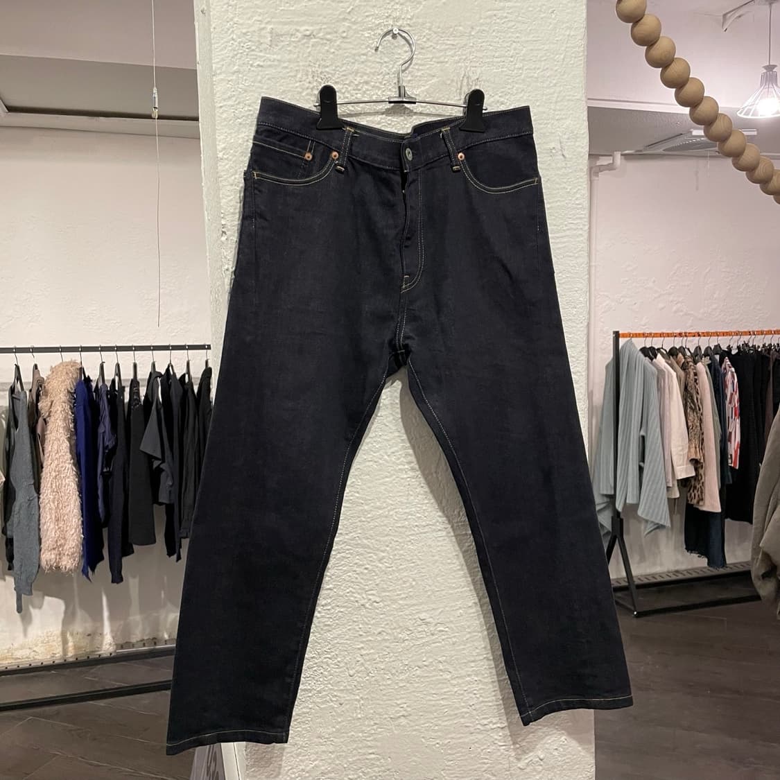 준야와타나베 맨 슬림 데님팬츠 상품이미지1