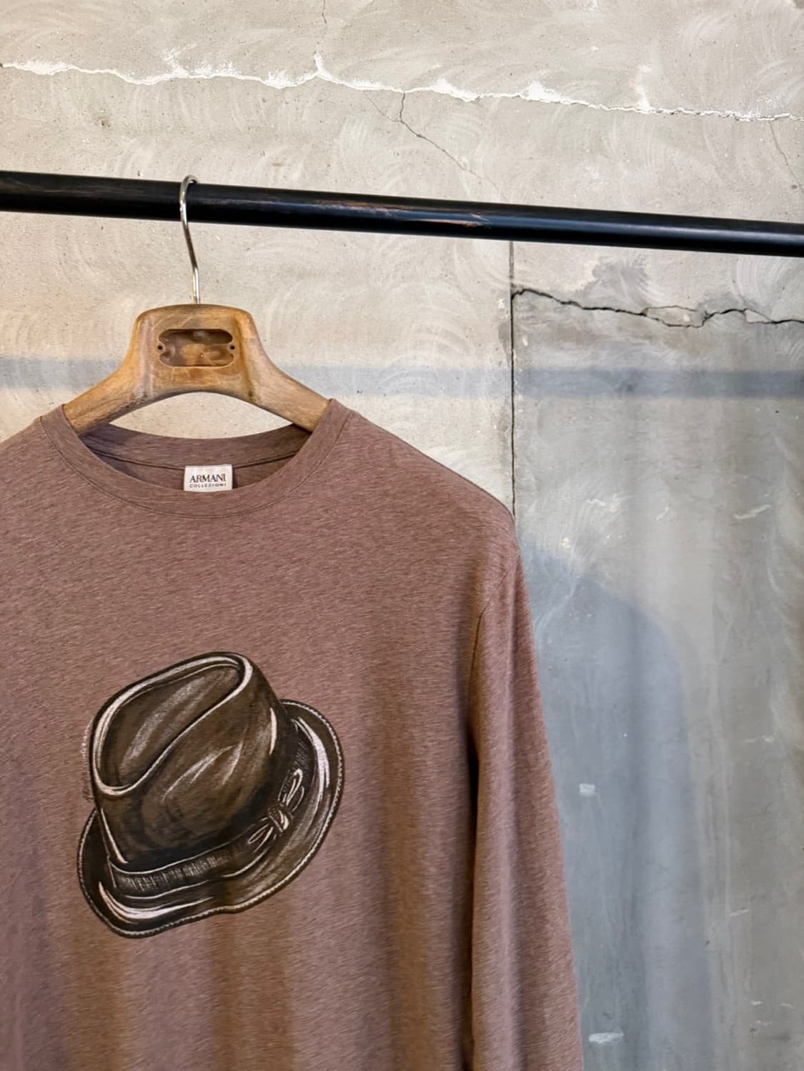 아르마니 꼴레지오니 그래픽 롱슬리브 티셔츠 100 상품이미지4