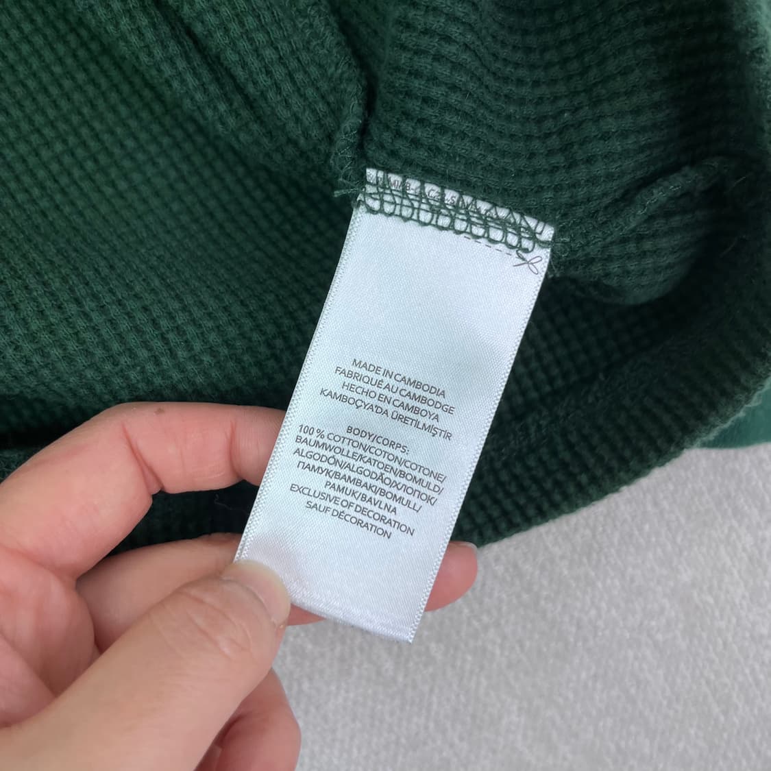 95 폴로랄프로렌 신형 와플 그린 롱슬리브 상품이미지5