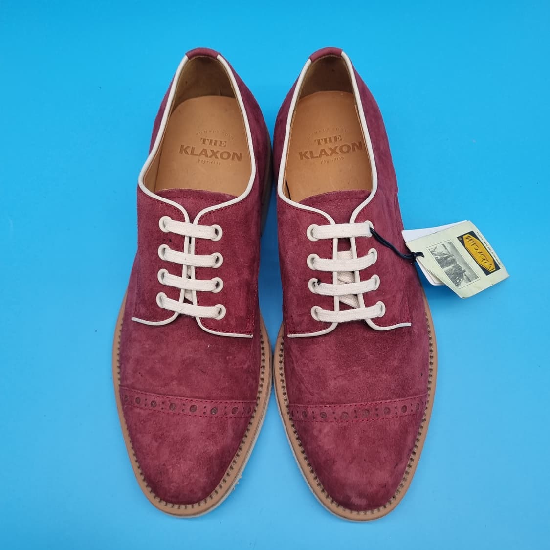 oo 새상품 THE KLAXON 스웨이드캐주얼화255 상품이미지2