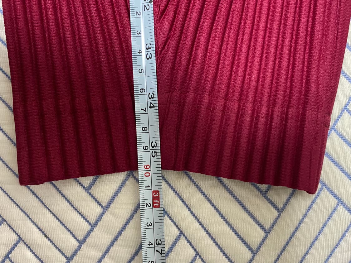 옴므플리세 10월 먼슬리 팬츠 버건디 레드 1 상품이미지7