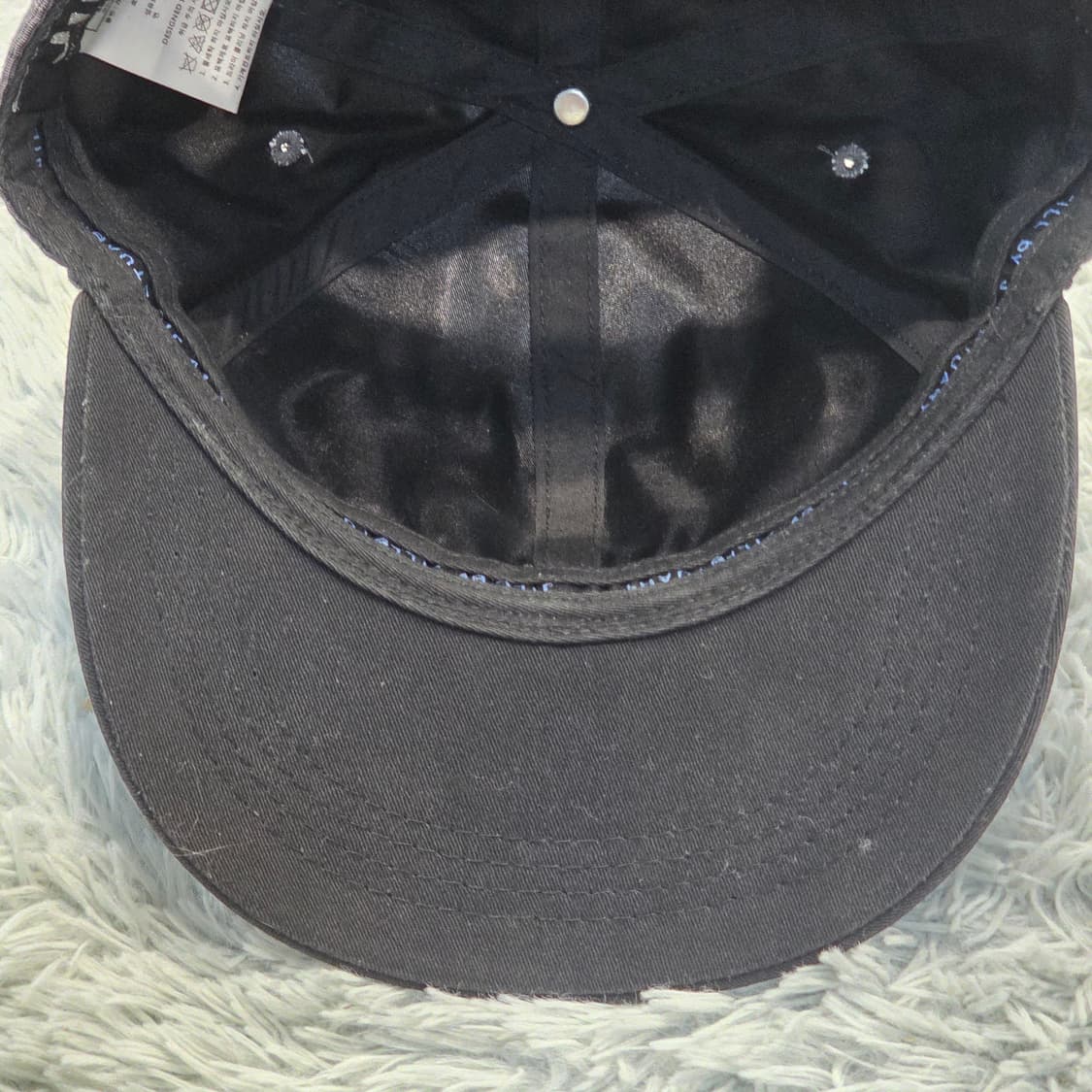 L5-7:질바이질스튜어트 체크 블랙 플랫캡 (57-59) 상품이미지7