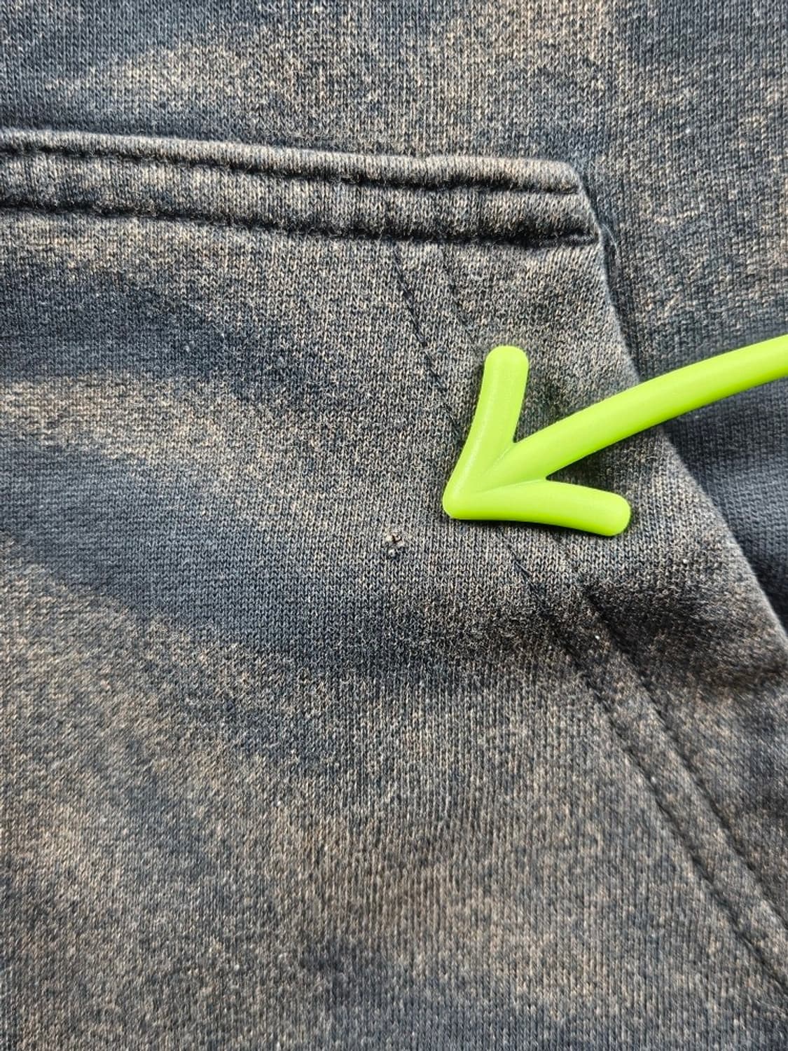 아디다스 다잉 워시드 커스텀 스웻 후드 집업 ( M ) / 10945 상품이미지5