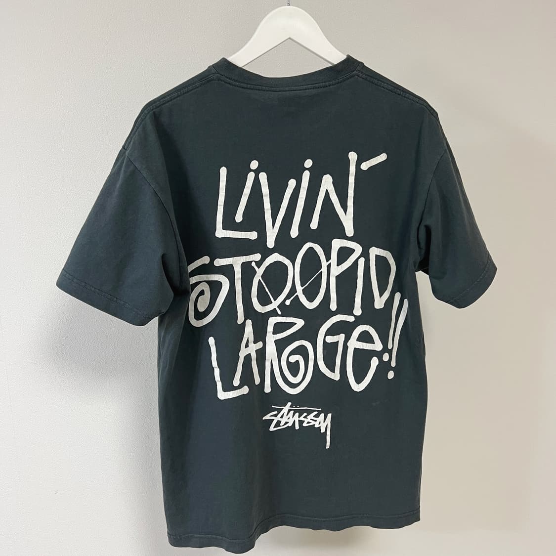 스투시 2000s Livin Stoopid Large 다이아몬드 티셔츠 상품이미지2
