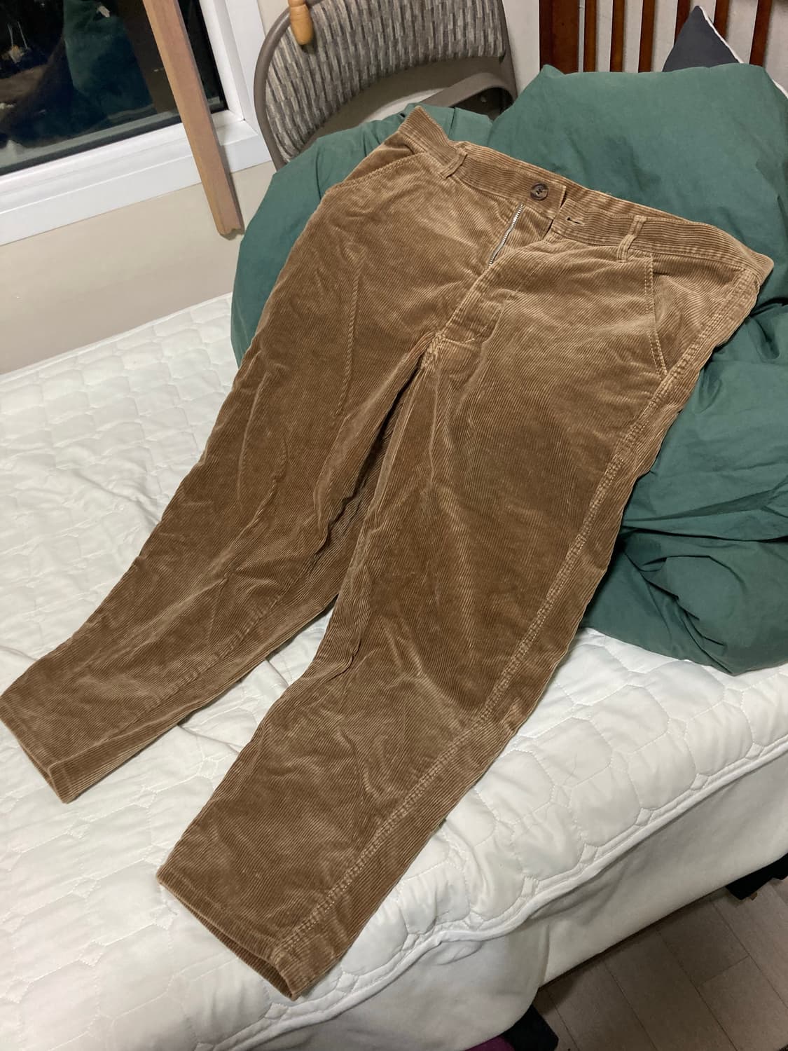 꼼데가르송 셔츠 베이지 코듀로이 팬츠 상품이미지1