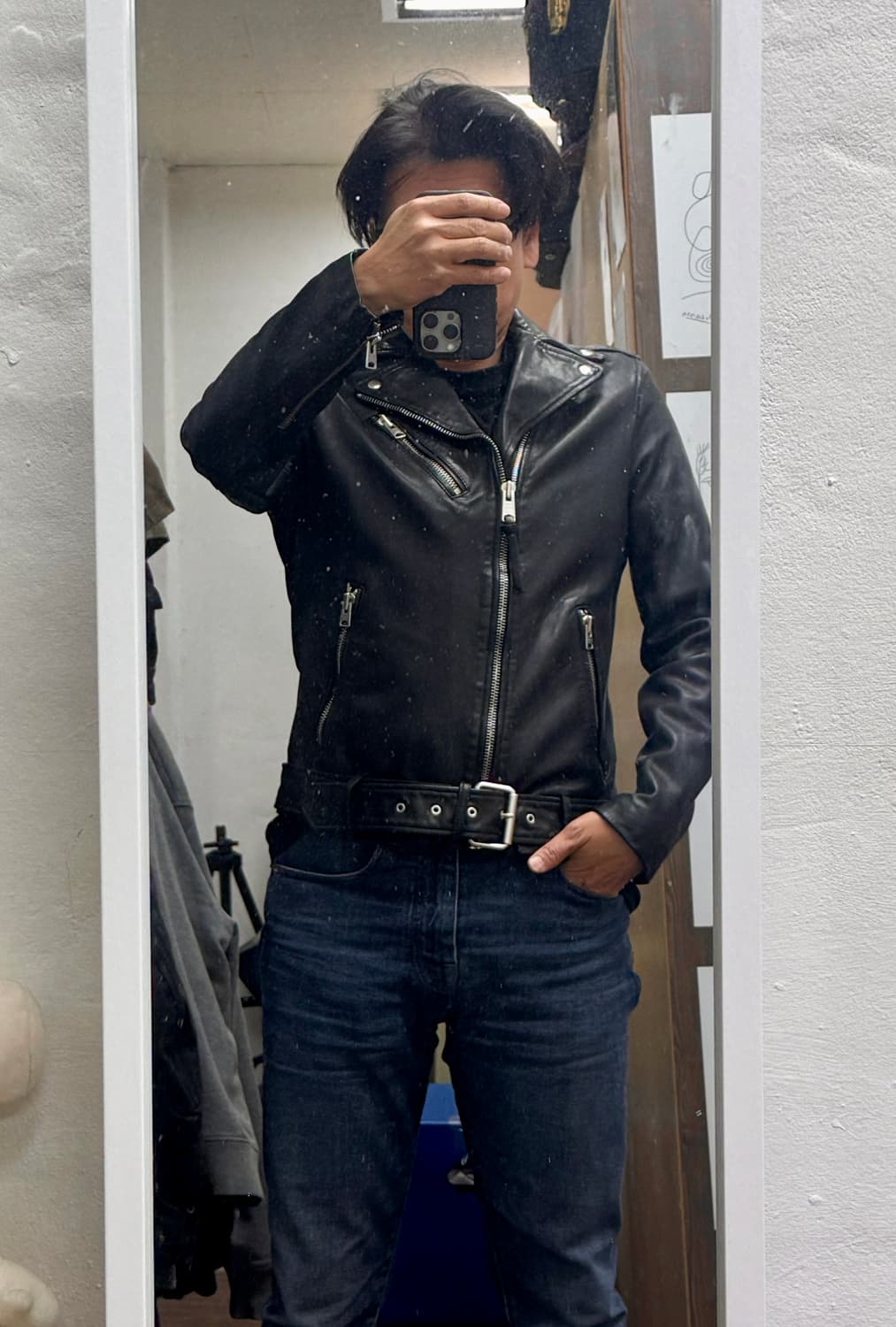 올세인츠 라이더 자켓 스몰사이즈 상품이미지5