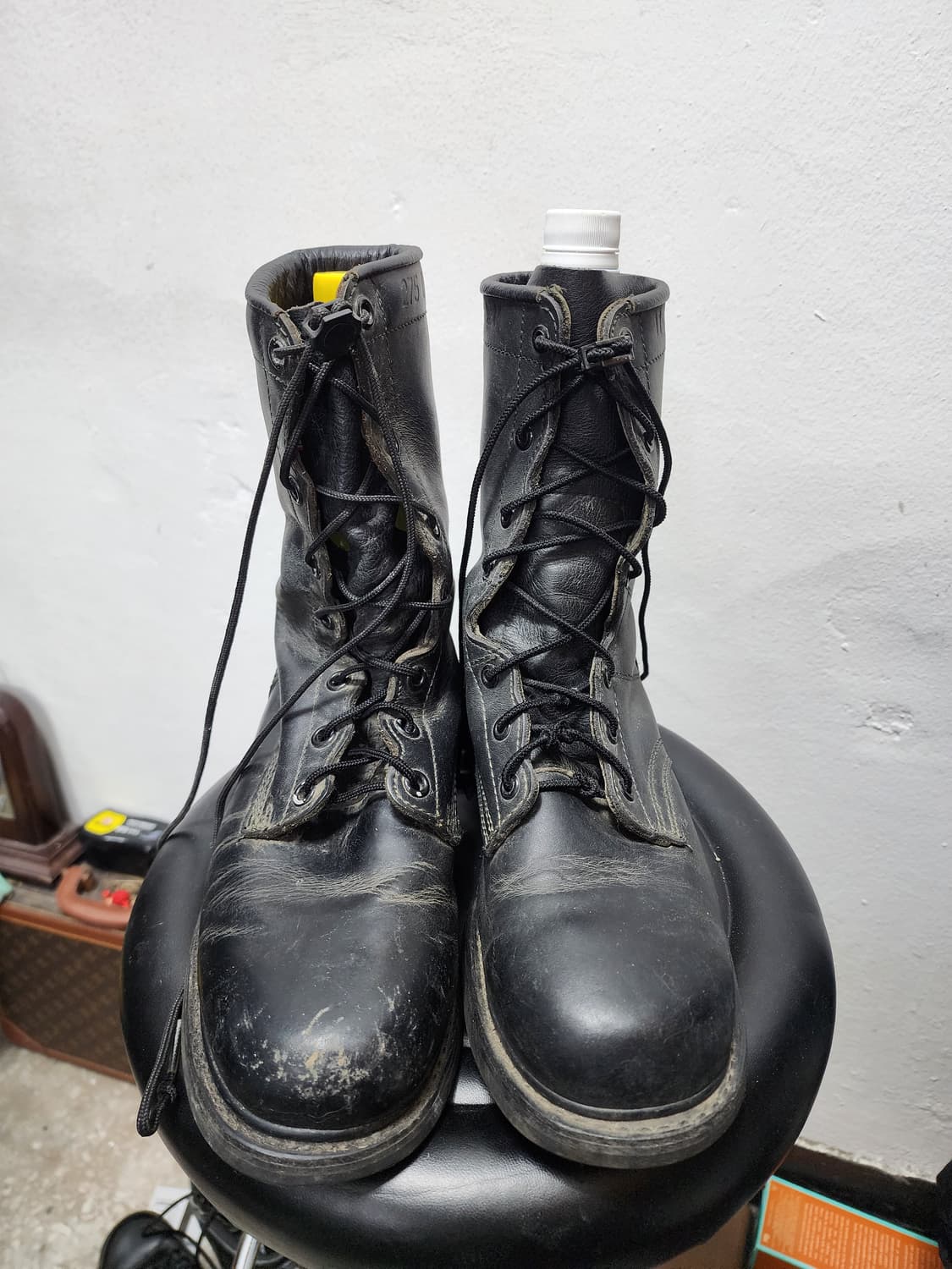 밀리터리 구형 리얼레더 전투화 상품이미지4