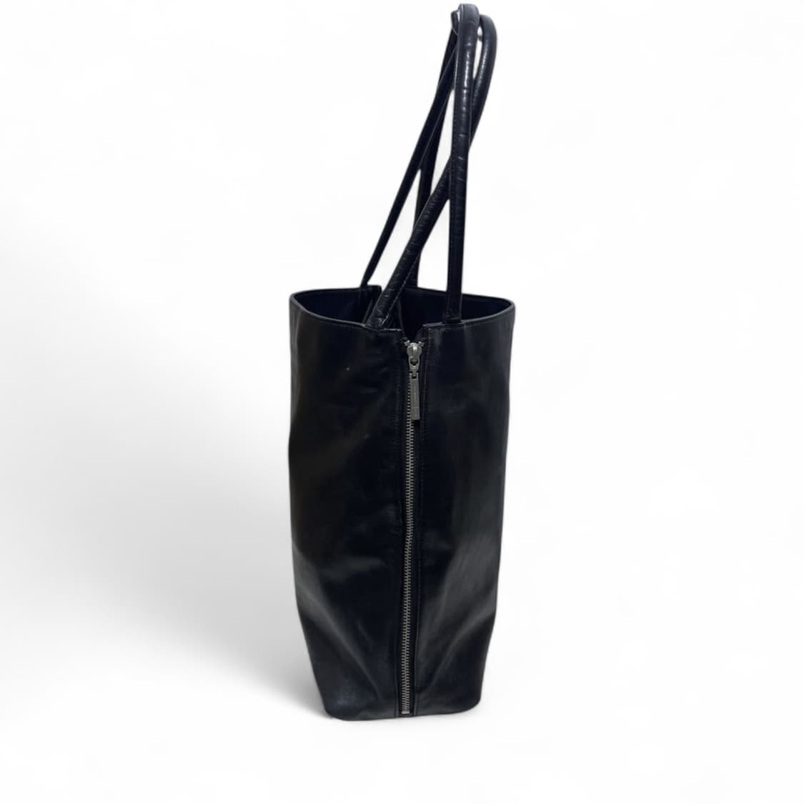 요지 야마모토 느와르 zip 가죽 토트백 상품이미지2