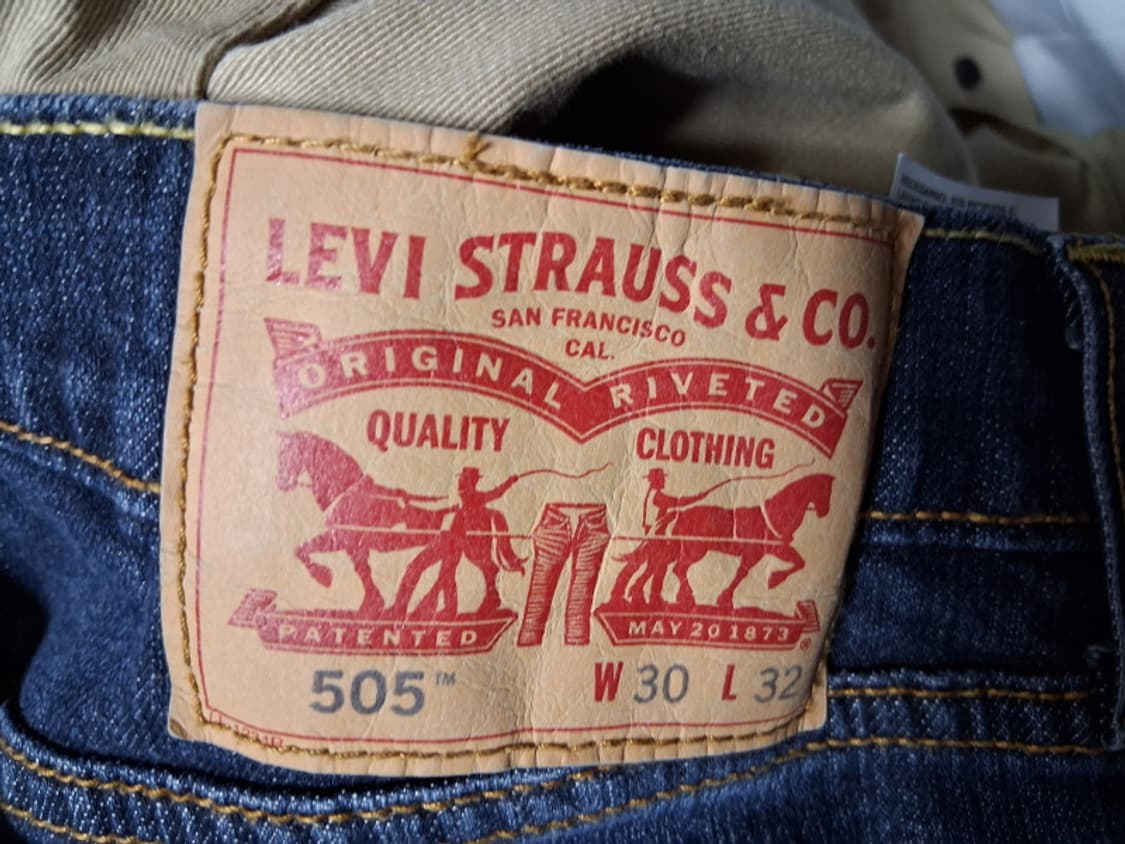 톤 다운 딥진청 리바이스505 일자청바지 표기30
 상품이미지8