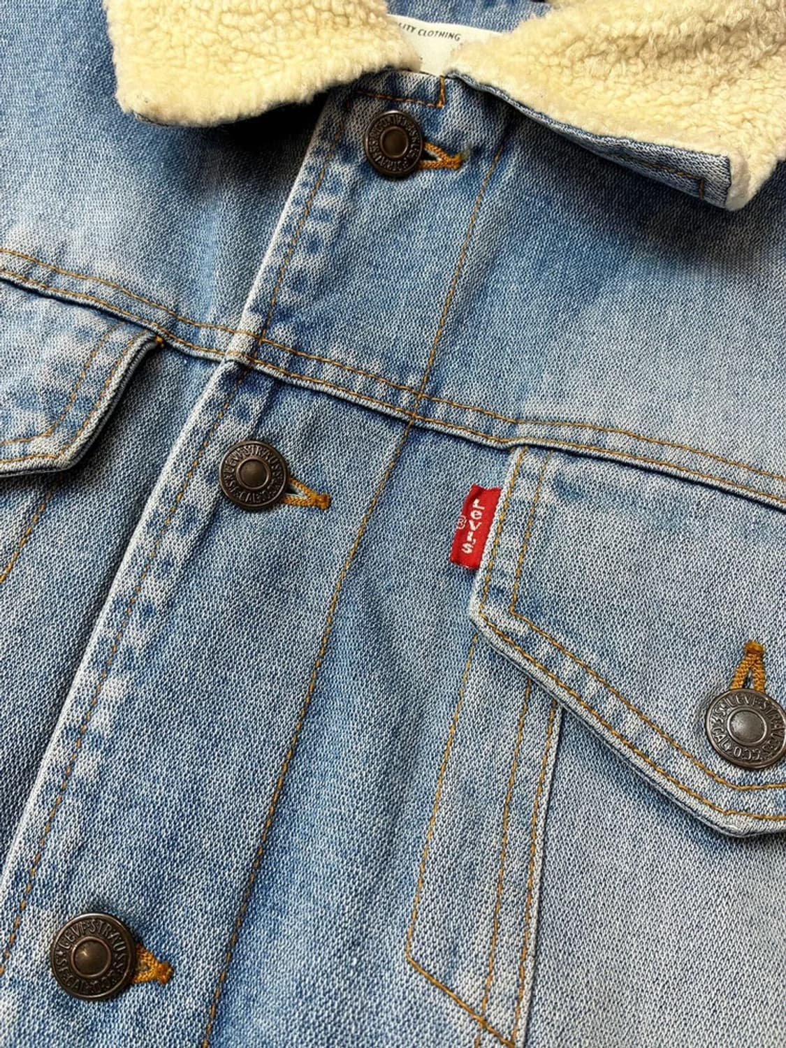리바이스 00's 양털 데님 트러커 자켓 PN5870    상품이미지4