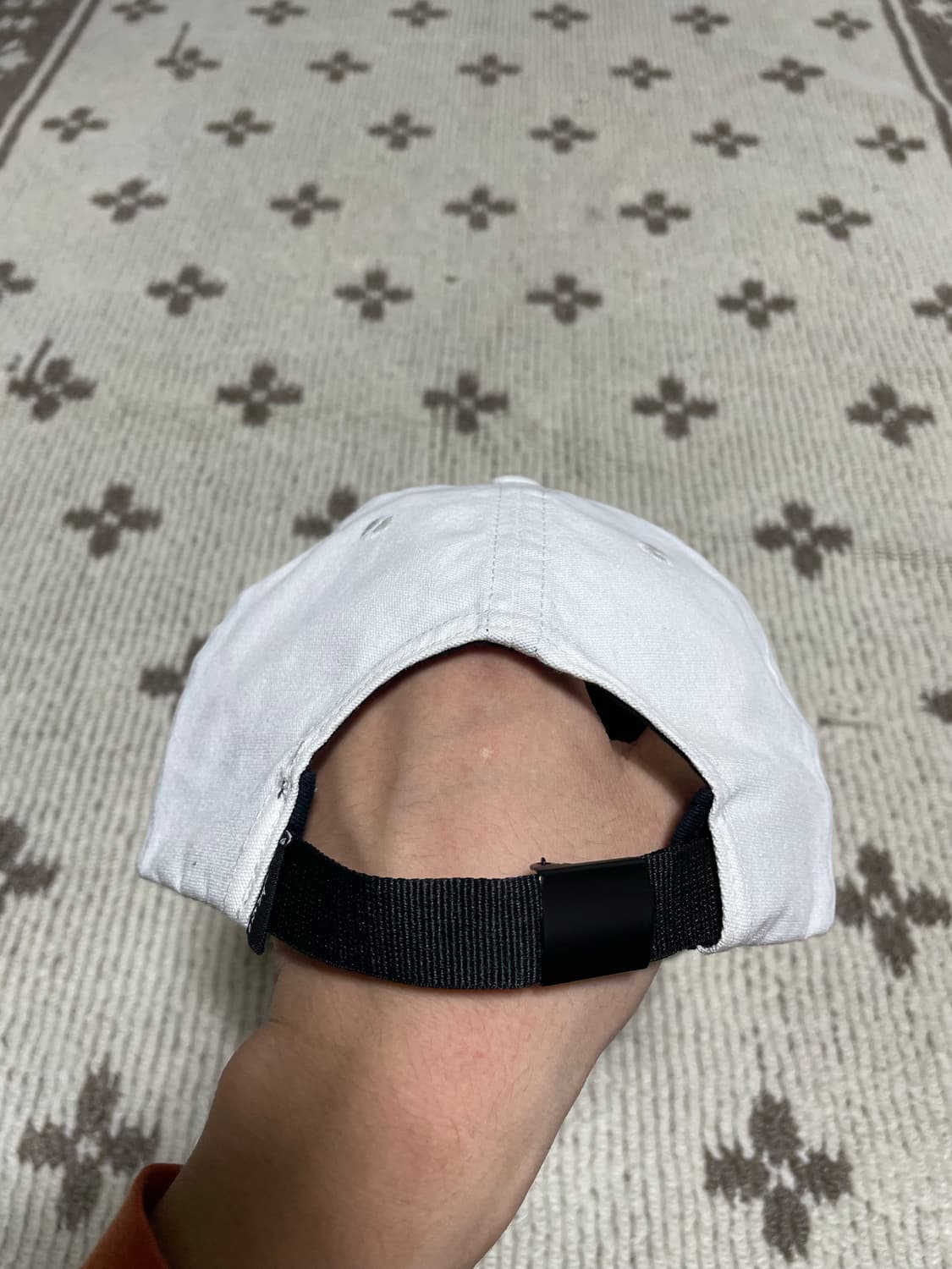 스톤아일랜드 화이트 볼캡 상품이미지2