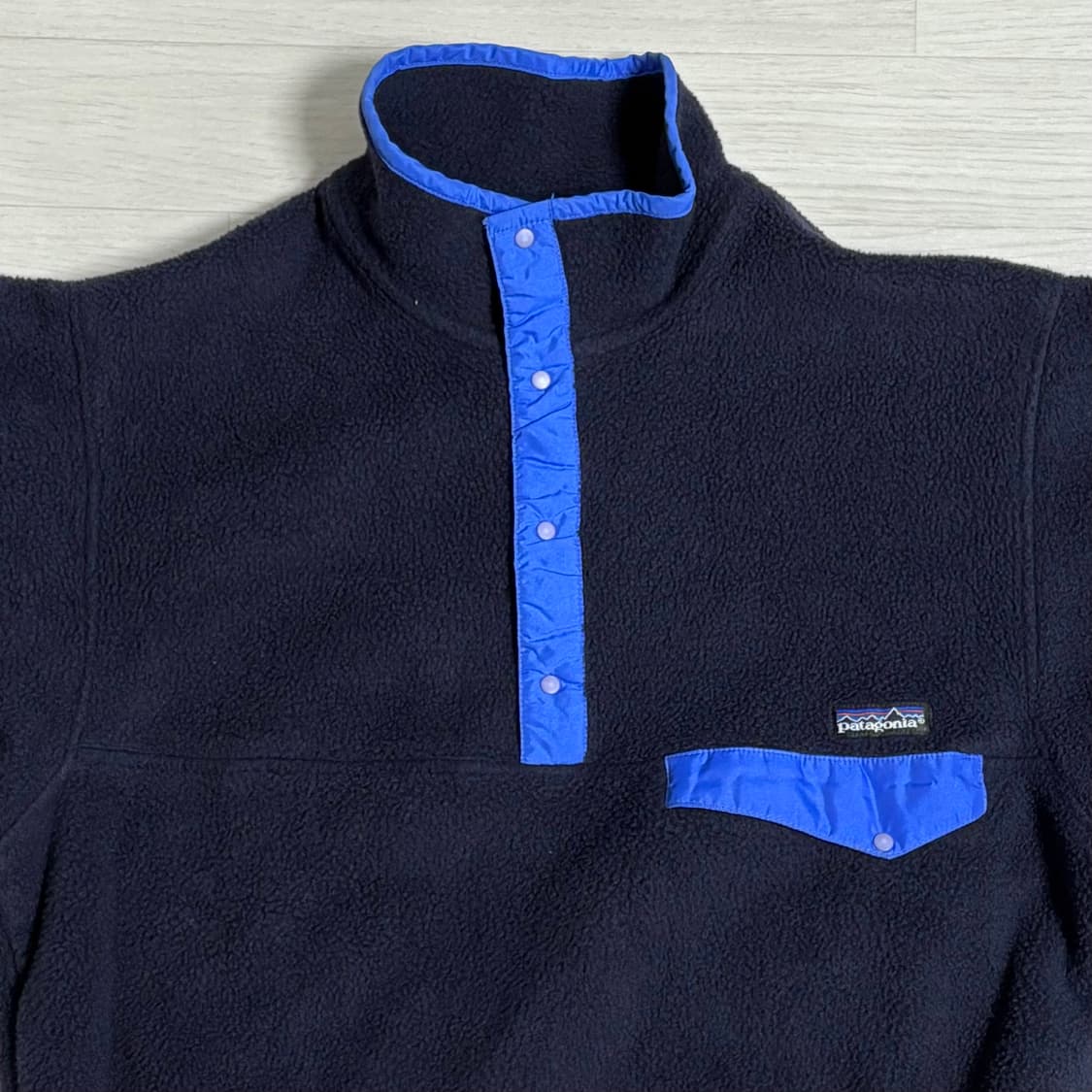 90s 파타고니아 신칠라 블루 블랙 상품이미지2