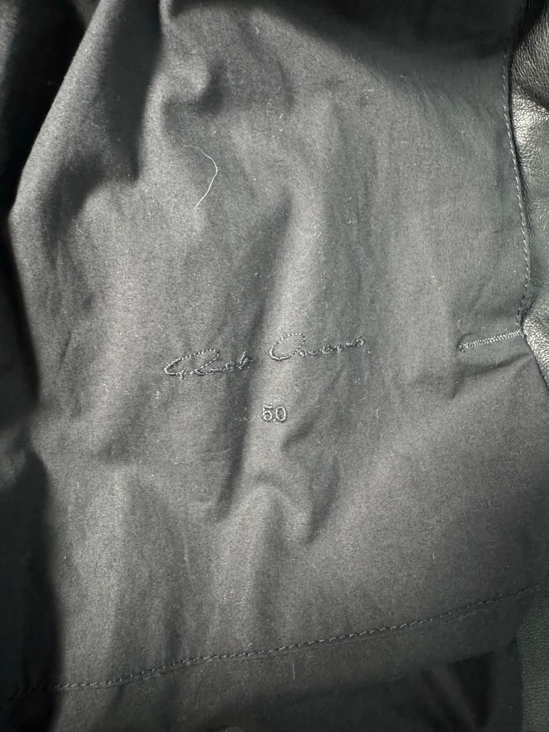 릭오웬스 레더 자켓 상품이미지3