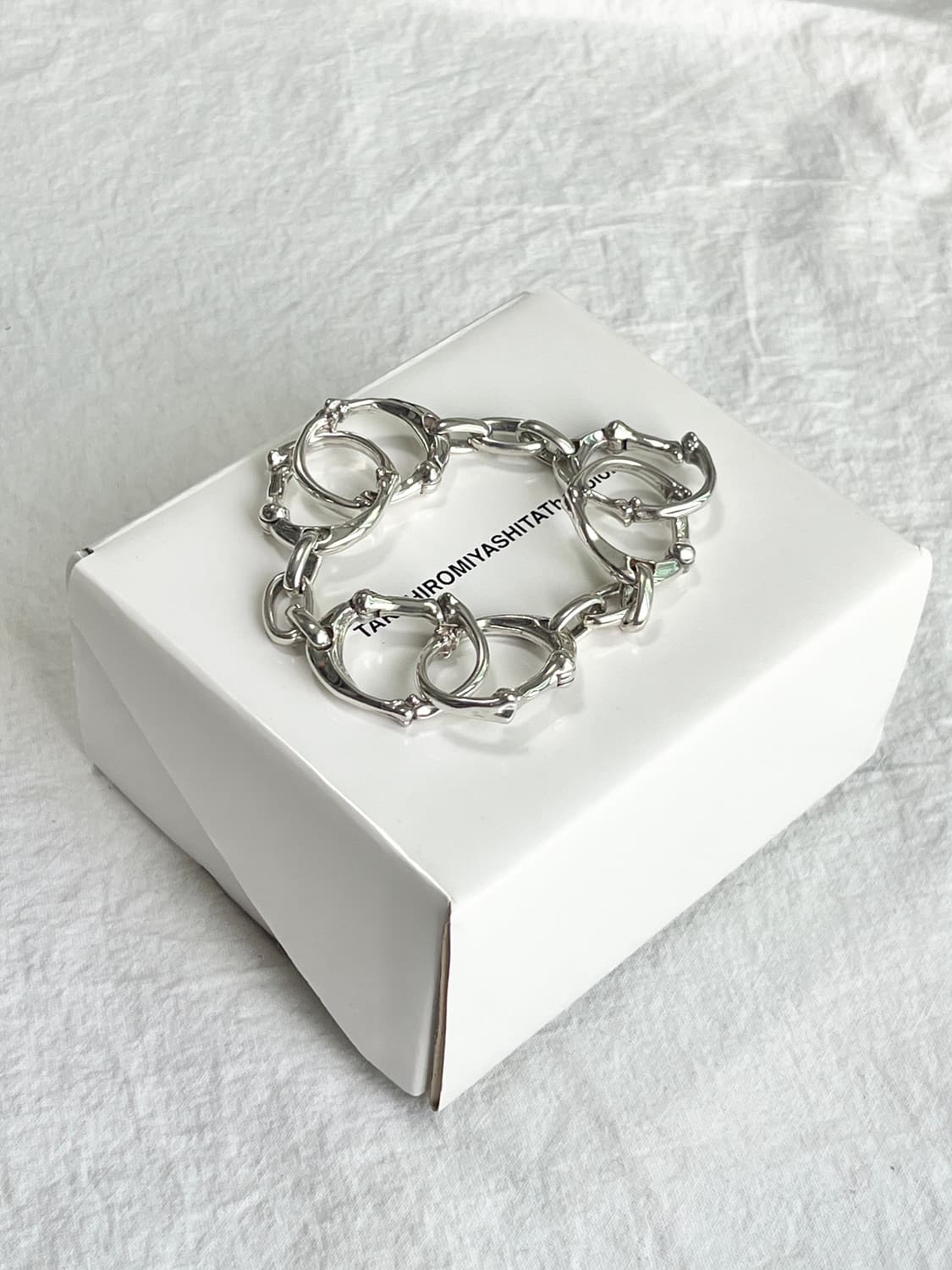 타카히로미야시타 더 솔로이스트 본 쉐입 브레이슬릿 팔찌 S 상품이미지1