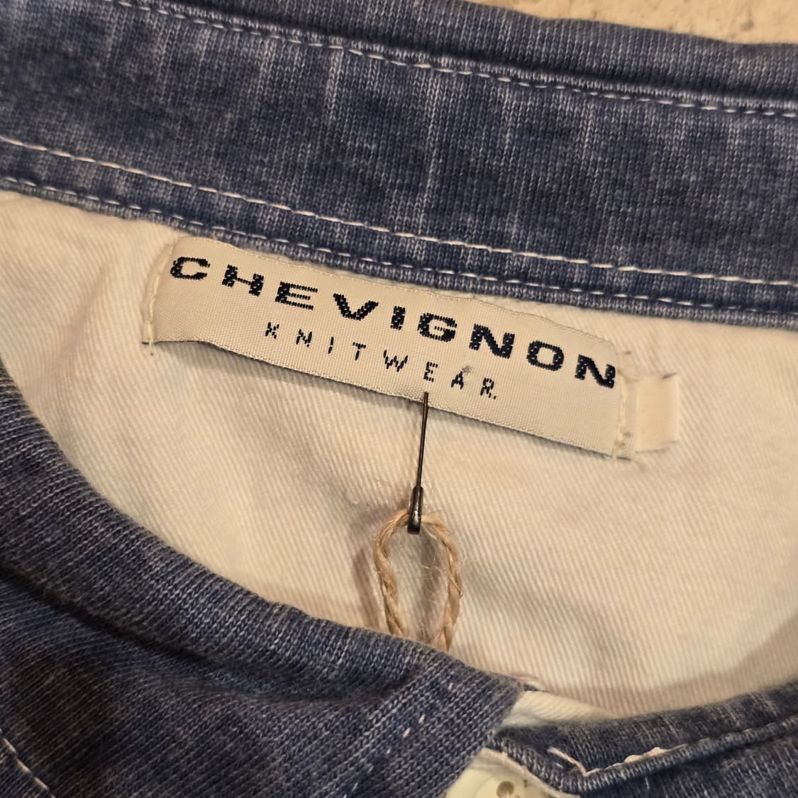 90s CHEVIGNON긴팔 럭비 티셔츠 상품이미지4