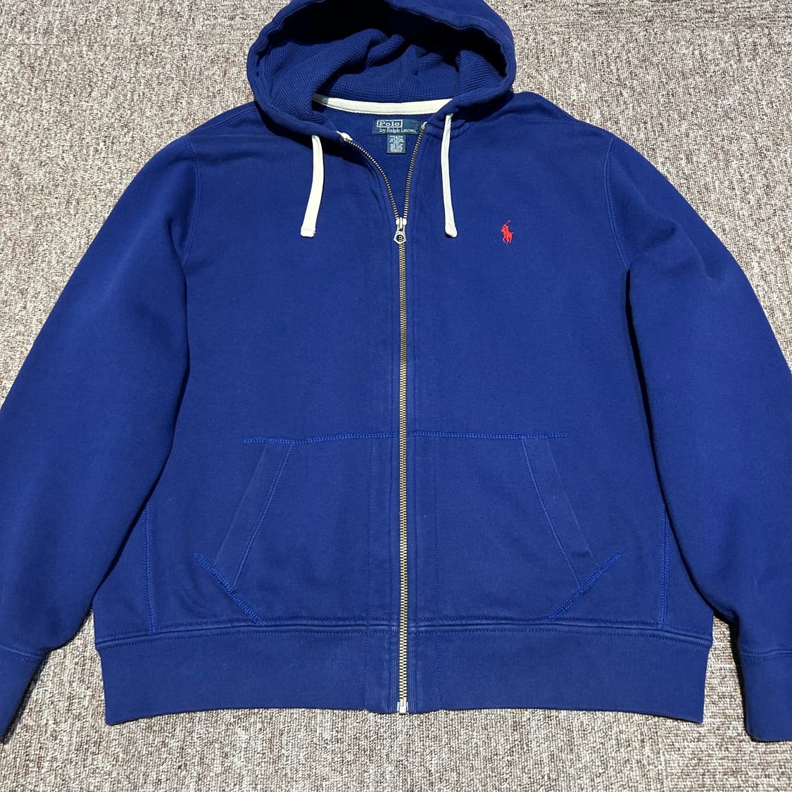 XXL) 폴로 랄프로렌 빈티지 두산 후드집업 와플안감 상품이미지2