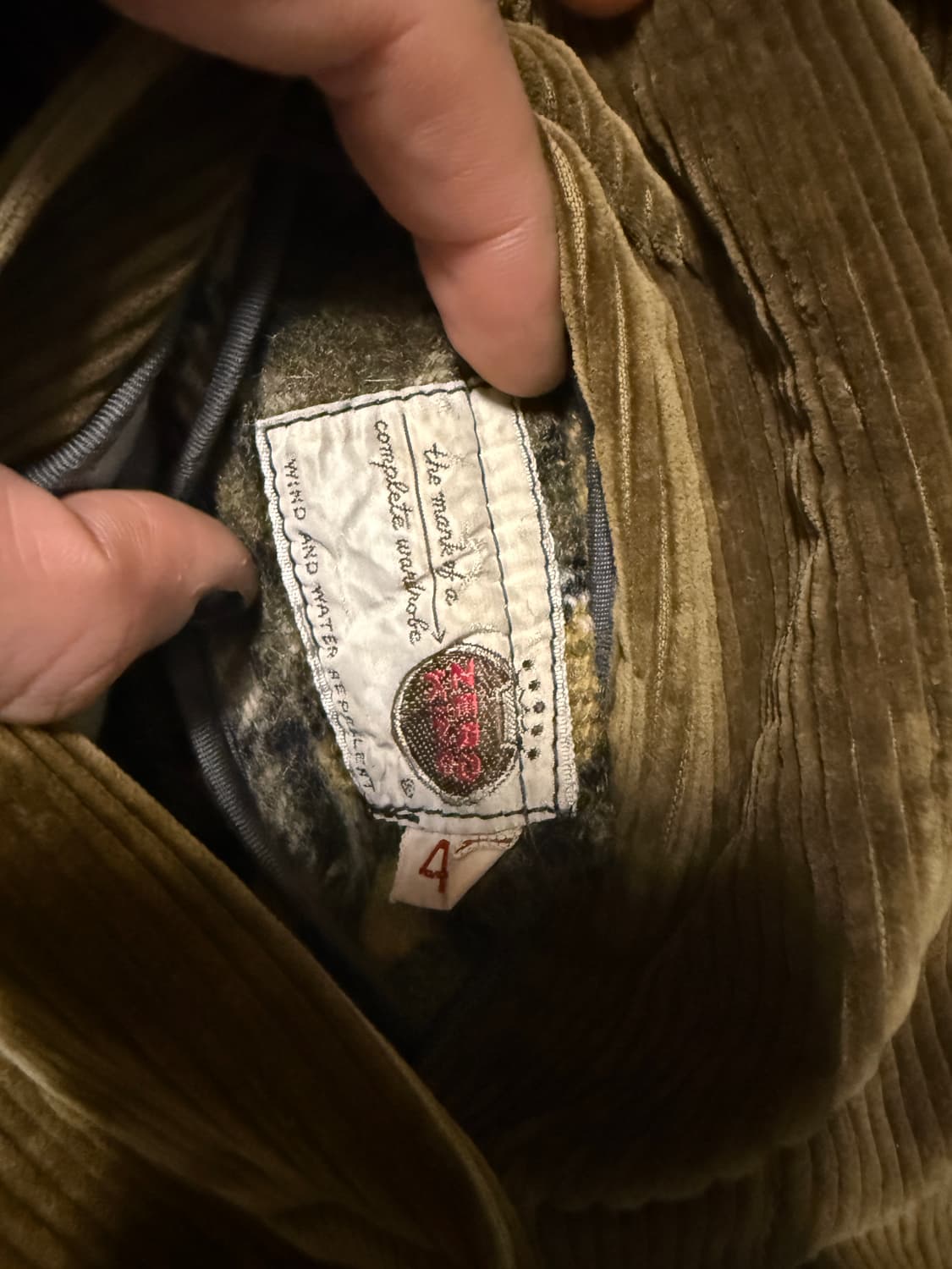 zero king old reversible shawl collar co 상품이미지2