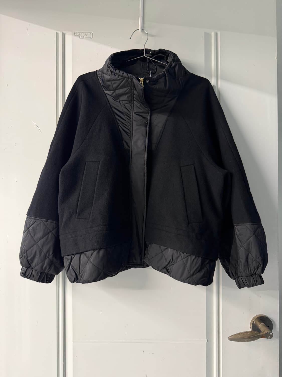 일본빈티지 울 패딩 셔링 자켓 상품이미지5