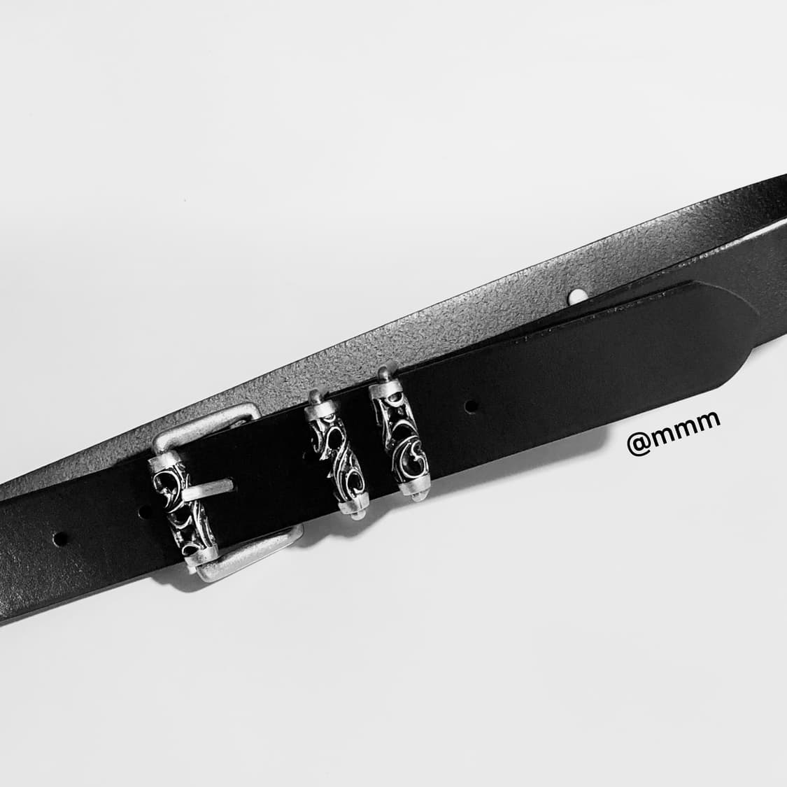 크롬 웨스턴 소가죽 벨트 상품이미지8