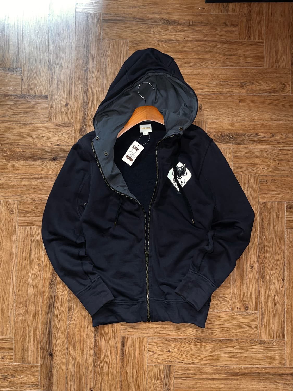 디젤 LMSW 프린팅 후드집업 상품이미지3