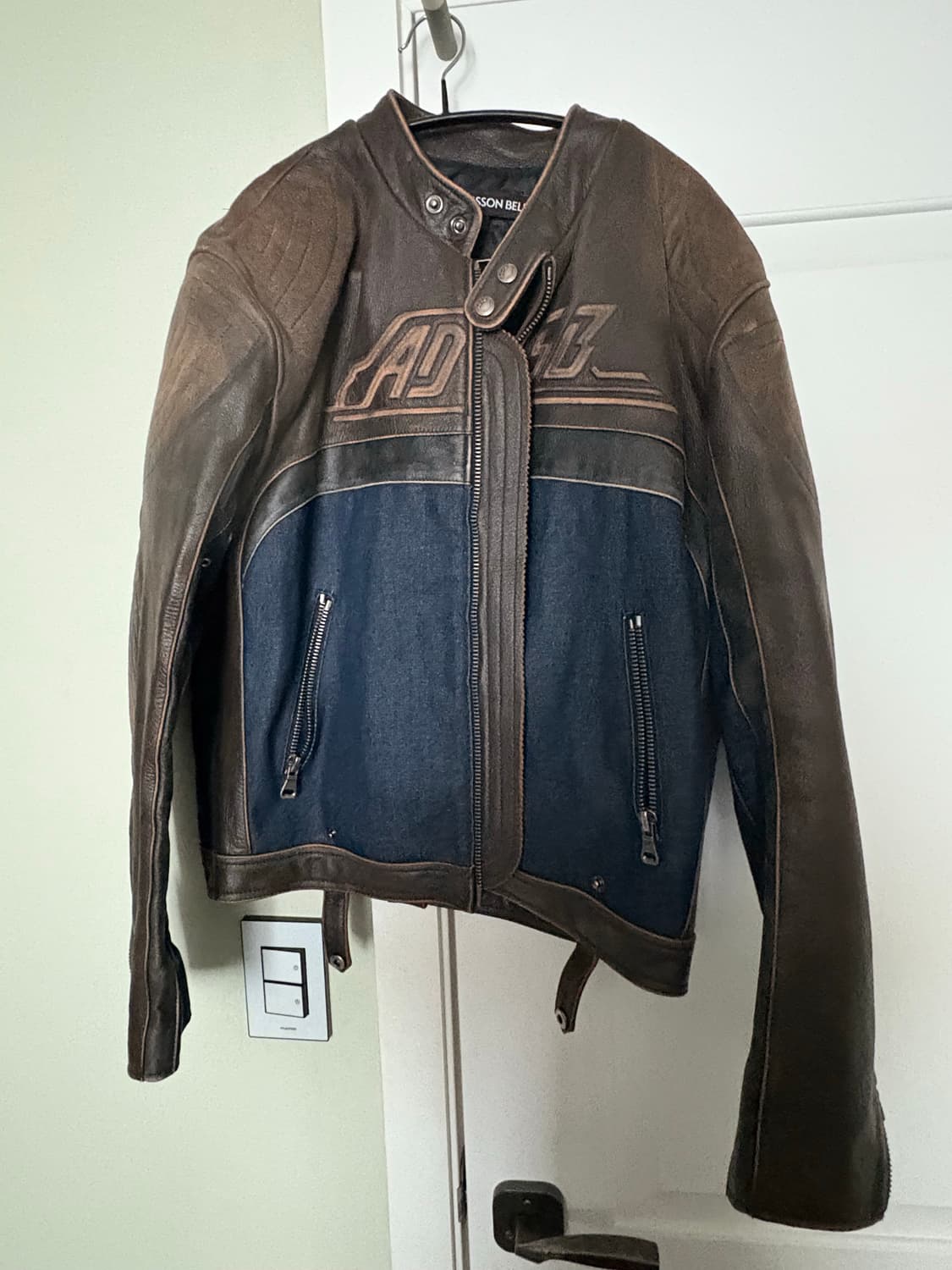 앤더슨벨 24ss 레더 자켓 상품이미지1