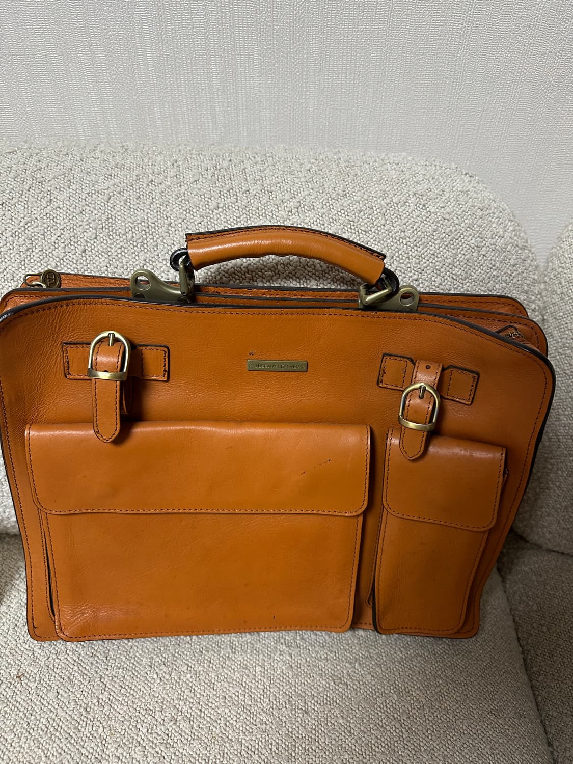 베라펠레 이태리 수제 가죽 서류 가방 팝니다 상품이미지2