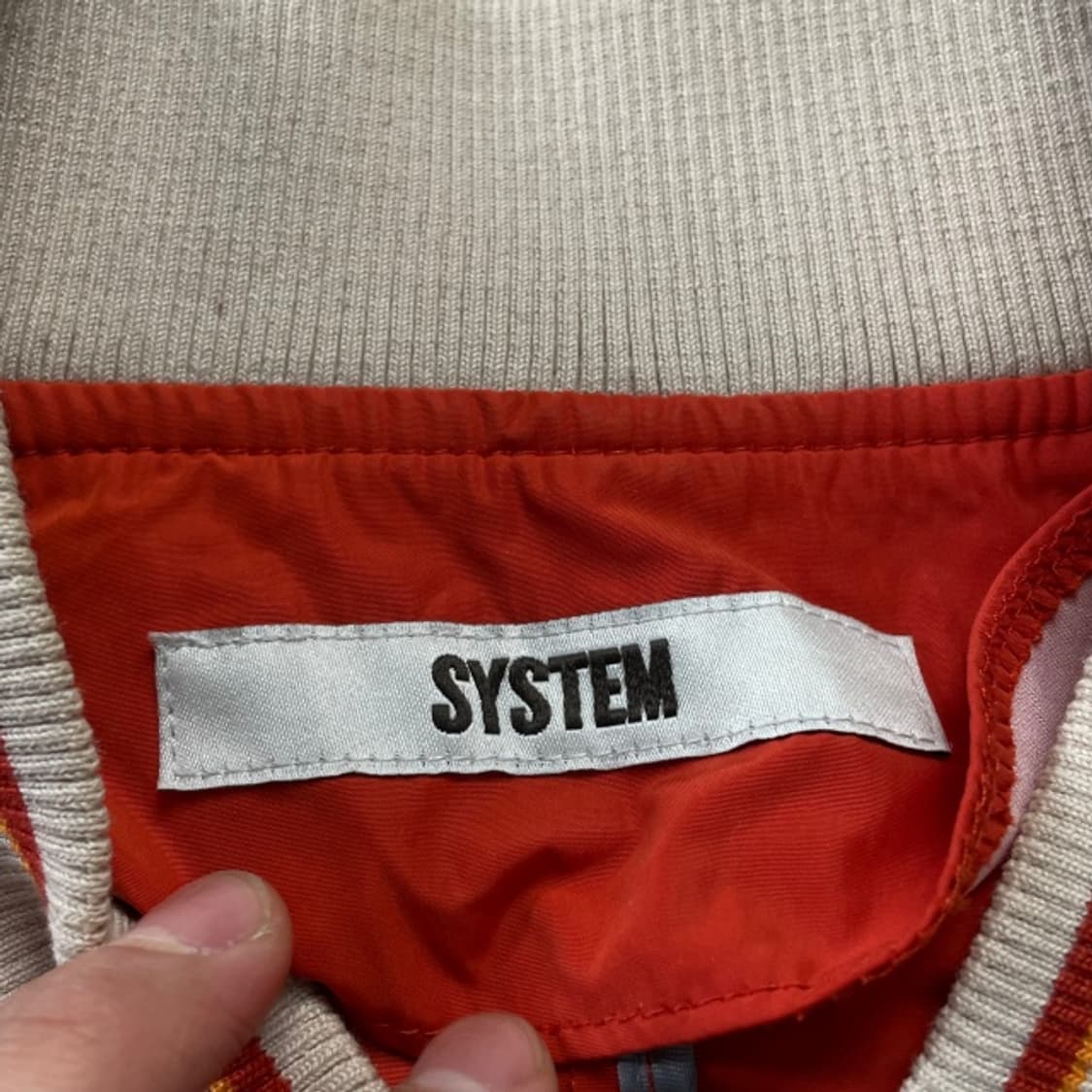 100 시스템 옴므 블루종 자켓  상품이미지3