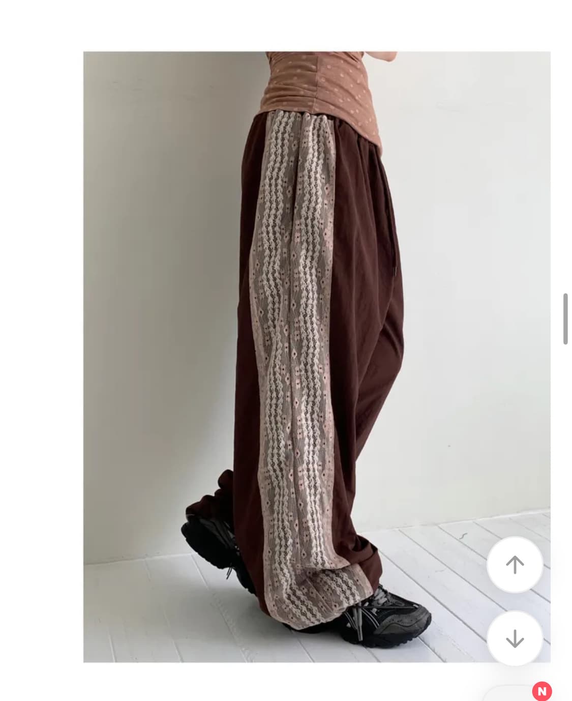 사오하우스 레이스 나일론 팬츠 상품이미지6