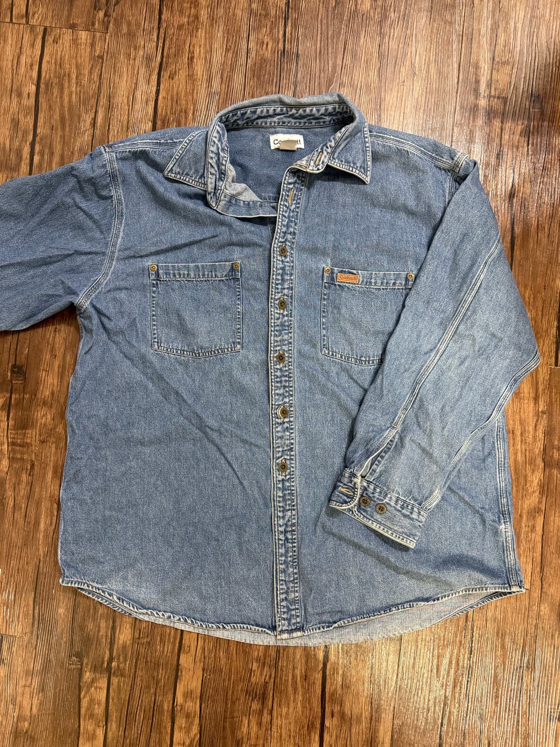 빈티지 칼하트 데님셔츠 상품이미지1