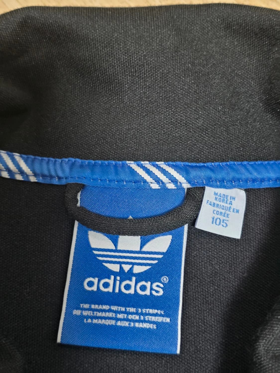 아디다스 유로파 트랙탑 저지 블랙 상품이미지3