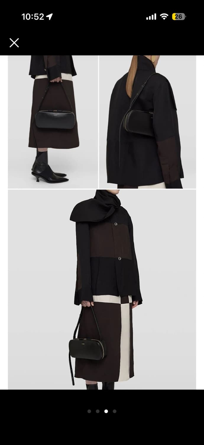 풀박스) 질샌더 로고 스몰 크로스백 상품이미지4