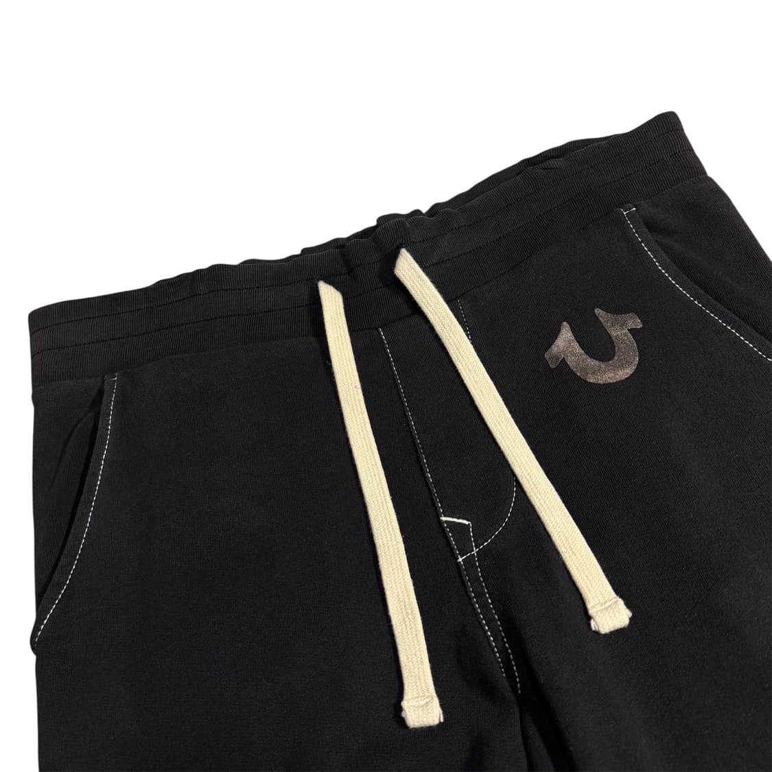 트루릴리전 클래식 로고 스웻팬츠 블랙 상품이미지3