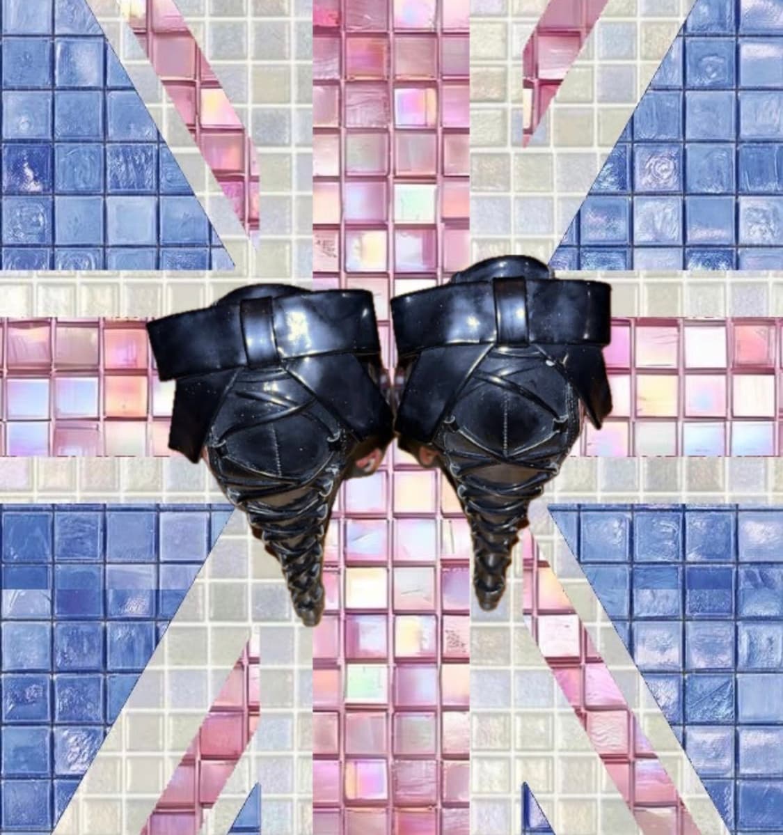 vintage 빈티지 00s 갸루 입술 하이힐 상품이미지2