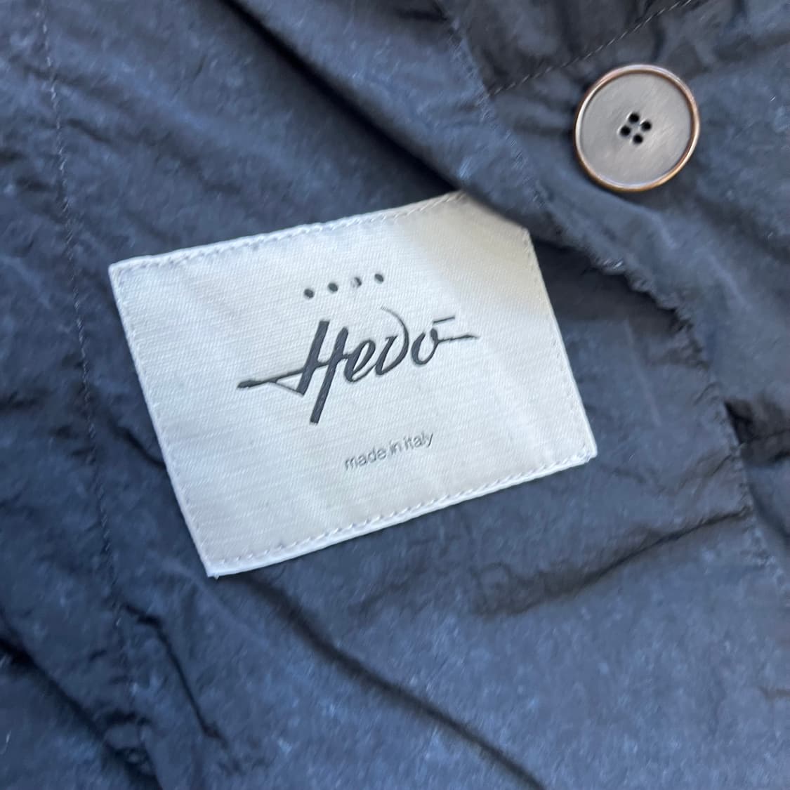 100) 헤보 hevo 가먼트다잉 덕다운 패딩 코트 자켓 메이드인 이태리 상품이미지5