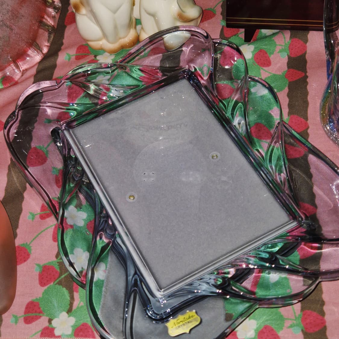 90s 노리다케 블루 크리스탈 스윌 액자 상품이미지10