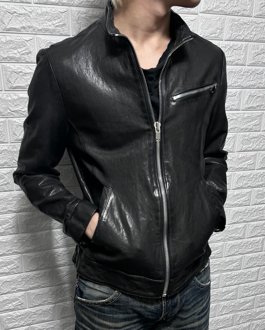 지오송지오 램스킨 자켓 상품이미지1